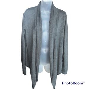 Prana Georgia Wrap | Organic Cotton | Charcoal | M | Sustainable Everyday Layer